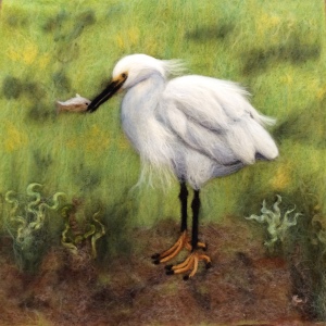 Snowy Egret.12 x 12